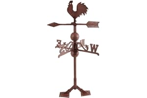 Esschert Design USA WV10 Cast Iron Rooster Weathervane
