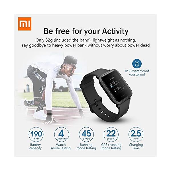 amazfit bip water resistant