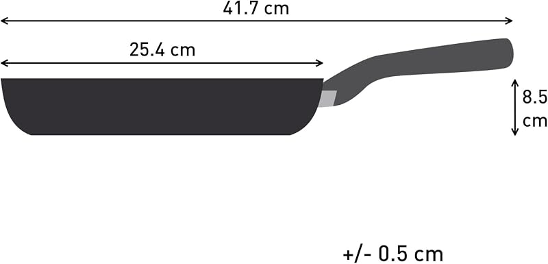 Duetto On - Sartén 24 cm, Acero Inoxidable, Sin revestimiento