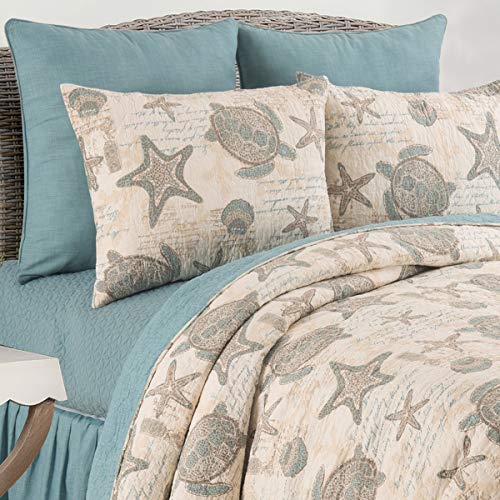 C&F Home Amber Sands King 3 Piece Quilt Set Summer Beach Ocean Coastal