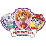 3 Inch Badge Everest Skye Paw Patrol Girl Pup Logo Wall Decal Sticker Pups Puppy Puppies Dog Dogs Removable Peel Self Stick Adhesive Vinyl Decorative Art Kids Room Home Decor Children