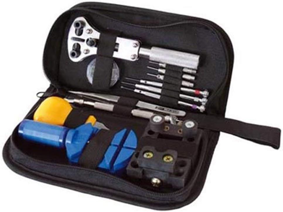 Mega watch repair tool kit including spring bars 9 mm - 25 mm