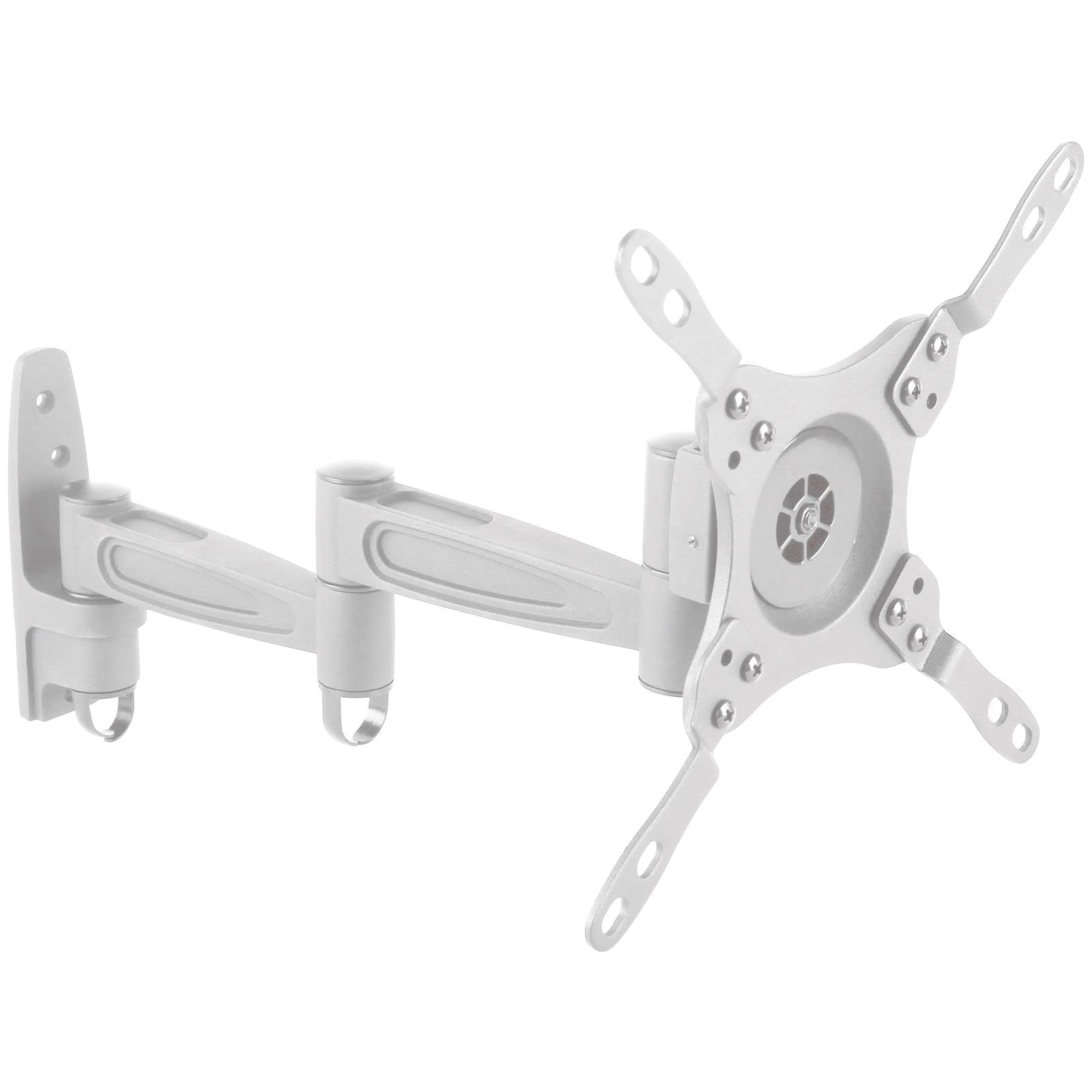 Intec brackets White Cantilever arm Swivel and tilt TV bracket, Fits 17”-40” Inch TV’s - LG Samsung Sony Toshiba and most other Major Brands – LED and LCD TV’s. Easy Fit TV Bracket incl. Fixings
