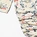 Women's Floral Printed Bodycon Maternity Dress Nursing Short Sleeve Ruched Sides Knee Length Beige Flower S