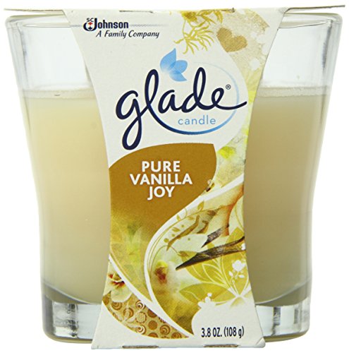 Glade Jar Candle Pure Vanilla Joy, 3 Count