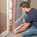 ANYQOO Self-adhesive Under Door Sweep Weather Stripping Door Bottom Seal Strip Door Draft Stopper, 2
