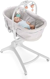 Chicco Baby Hug 4 In 1 Stubenwagen Liegesessel (von 0-6 Monate) Hochstuhl erster Stuhl (von 6-36 Monate) glacial