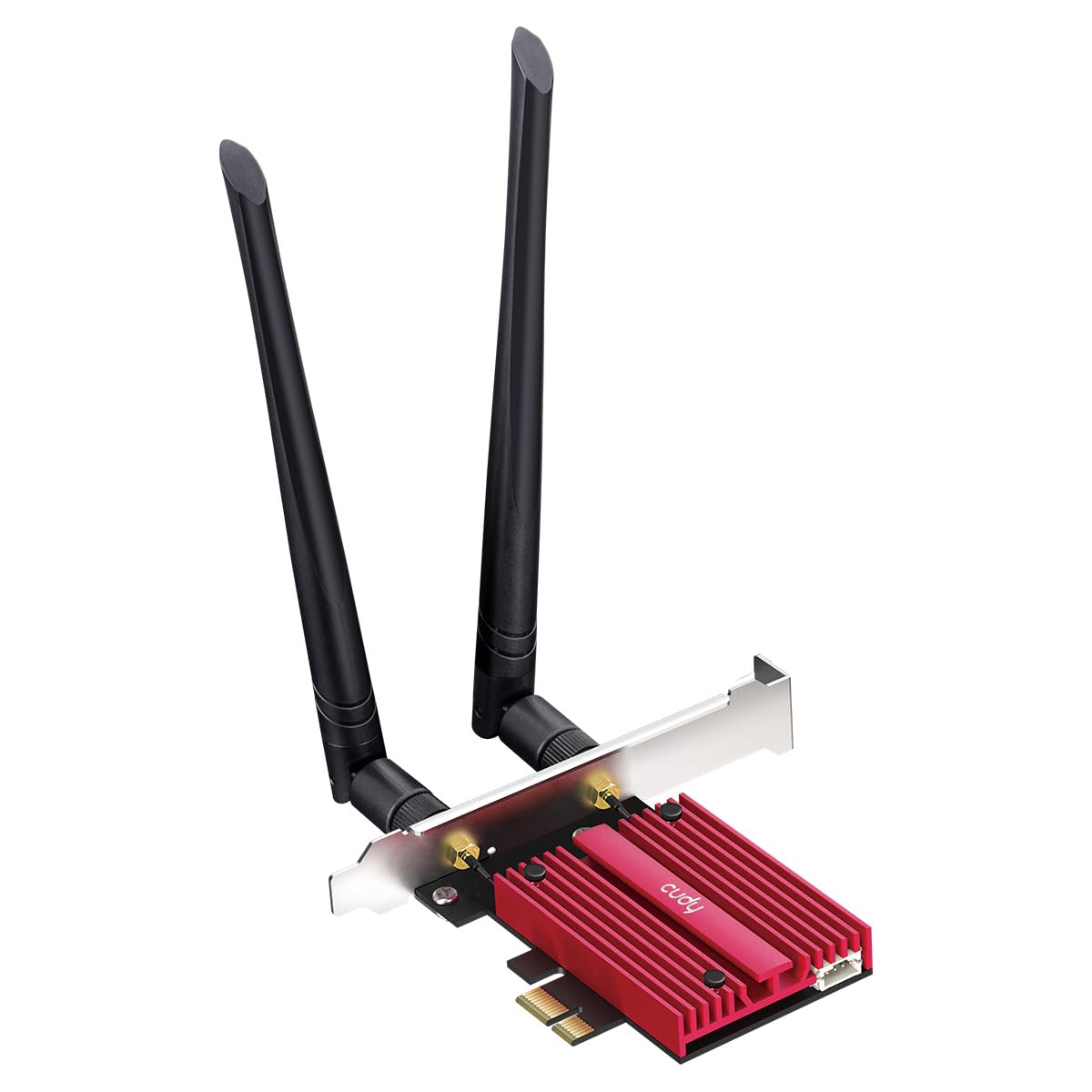 Cudy AX5400 Wireless WiFi 6E PCIe Card for PC, Bluetooth 5.2, AX210 Module Inside, Bluetooth 5.2/5/4.0, 802.11ax/ac/a/b/g/n, Windows 11,10, WE3000S V2