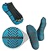 Men’s & Women’s Blue No-Slip No Show Grip Tread Hospital & Yoga Socks