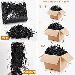 WUINOID Crinkle Cut Paper Shred Packing Grass