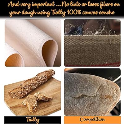 Professional Natural Cotton Canvas 35 X26 For Loaves Baguettes