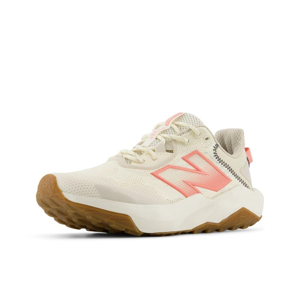 Photo 1 of New Balance Women's DynaSoft Nitrel V6 Trail Running Shoe, Angora/Sunfade Red/Timberwolf, 9.5 W