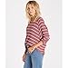 Billabong Junior's Wound Up Striped Knit Top