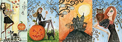 Andrews + Blaine Panoramic Halloween Chic Puzzle (1000 Piece)
