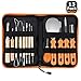 Elmchee Halloween Pumpkin Carving Tools, Halloween Jack-O-Lanterns 13 Piece Professional pumpkin cutting supplies tools Kit stainless steel lengthening and thickening