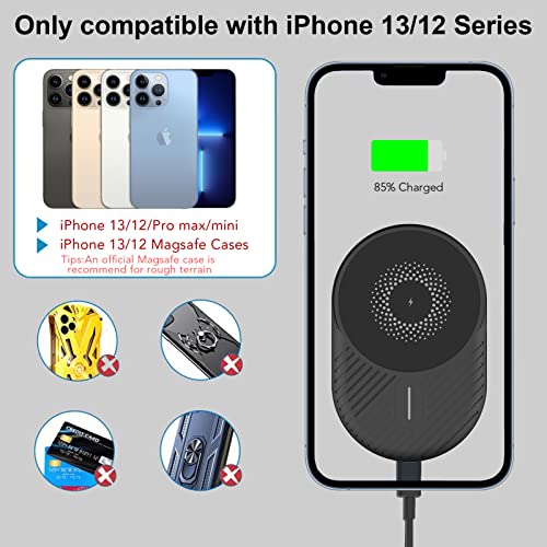 Wireless Car Charger Vent Mount for MagSafe iPhone 15 14 13 12 11 Plus Pro Max Mini