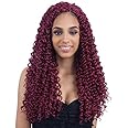 Freetress Braids BEACH CURL 18" (1B Off Black) - Synthetic Crochet Braid