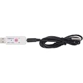 USB Computer Thermometer, PC Thermometer Sensor Data Logger Recorder with Temperature Hyperbola Display and Alarm Function for