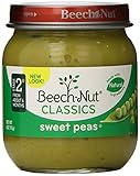 Beech-Nut Classics, Sweet Peas, 4 Ounce (Pack of 10)