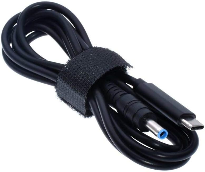 USB Type C PD Power Adapter Converter to 4.53.0 Dc Plug Charging Cable Cord for HP Stream 11 13 14 Split 13 x2 Laptop Charger