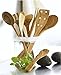 Scanwood Olive Wood Cooking Spoon Set 10