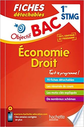 Objectif Bac Fiches Detachables Eco Droit 1ere Stmg Amazon Fr Angelo Bernard D Jaillot Marc Livres