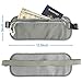 BIRUGEAR Traveling Belt Case Travel Hidden Safe Wasit Wallet Bag for Passports, Money, Credit Cards, Smartphone and IDs - Gray