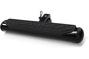 Go Rhino! 460B Black 4" Oval HitchStep for 2" Receivers