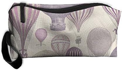 Hot Air Balloons Cosmetic Bags Brush Pouch Makeup Bag Zipper Wallet Hangbag Pen Organizer Carry Case Wristlet Holder