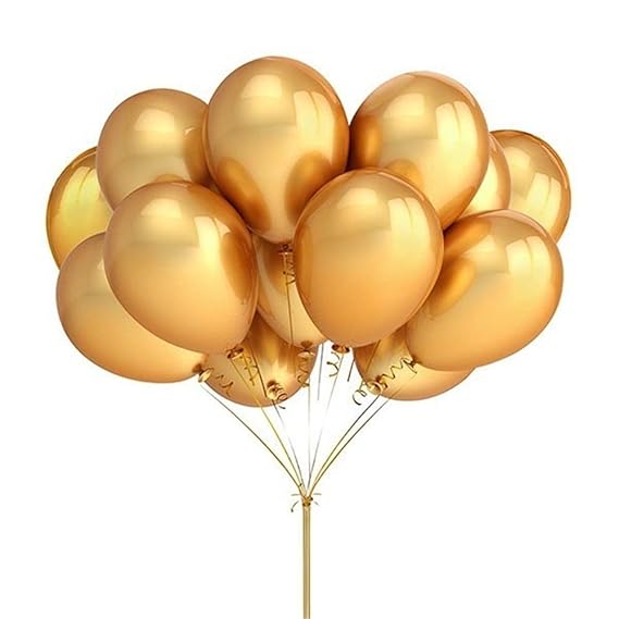 Balloonistics Golden Balloons, Metallic Gold Balloons, Party Balloons