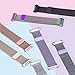 For Fitbit Ionic Bands, Maledan Stainless Steel Milanese Loop Metal Replacement Accessories Bracelet Strap with Magnet Closure for Fitbit Ionic, Silver Small