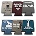 VictoryStore Can and Beverage Coolers: Bachelor Party Can Coolers “Goodbye Life, Hello Wife” Bachelor Can Coolers - 6pc