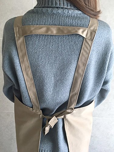 IN n ART Artist Apron/Long Apron - Beige - Thumbnail 2