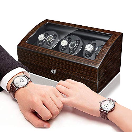 JQUEEN Automatic Watch Winder Luxury Storage Case 6+7