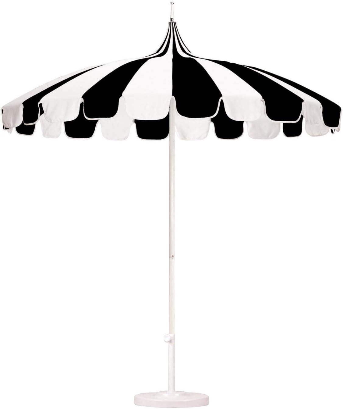 Amazon Com 8 5 Ft Patio Umbrella In Pacifica Black And Natural