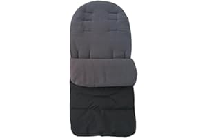 Wakeu Universal Bundleme Footmuff Stroller Bunting Bags for Toddler (Gray)