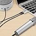 TECKNET Aluminum USB External Stereo Sound Adapter for Windows and Mac, Plug and Play, No Drivers Needed