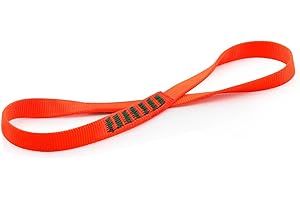 9KM DWLIFE 9KM Climbing Sling - 16mm Nylon Webbing (12"/24"/48") UIAA Certified, 22kN Strength for Rock Climbing, Mountaineering