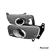 VioGi 2pcs Aftermarket JDM Smoke Lens Fog Lights With H3 Bulbs+Cover+Switch+Wiring Harness+Relay+Brackets Fit 92-95 Honda Civic 2-Door Coupe & 3-Door Hatchback Only