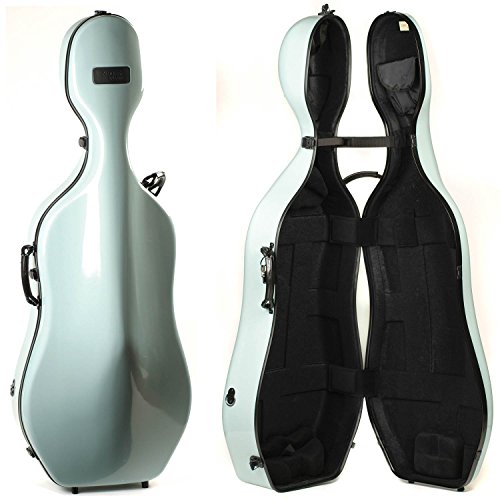 Bam France New Tech 1002N 4/4 Cello Case with Mint Exterior & Black Interior - Thumbnail 2