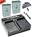 BM Premium 2-Pack of EN-EL24 Batteries and USB Dual Battery Charger for Nikon 1 J5, DL18-50, DL24-85 Digital Camera