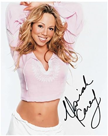 Mariah Carey Autographed Signed 21cm x 29.7cm A4 Photo Poster