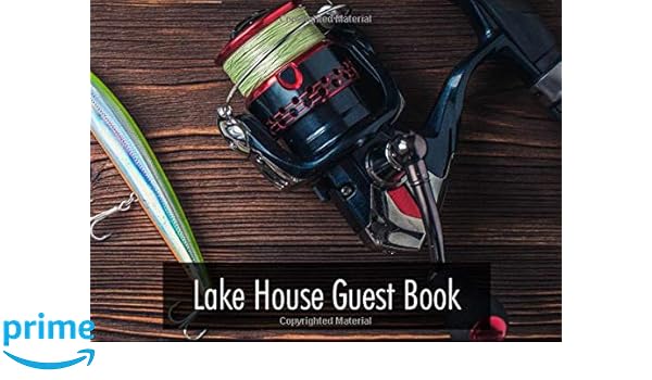 Lake House Guest Book Fishing Cabin Guest Book For Vacation