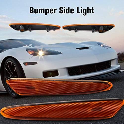 likeitwell For Chevrolet Corvette C6 05-13 Front Bumper Side Light Parking Light well-liked