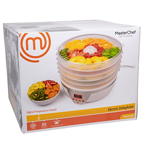 image for MasterChef Food Dehydrator w 5 Trays and Digital Temperature Controls-