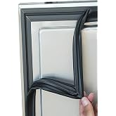 MEILIYA Custom Universal Refrigerator Door Gasket,Freezer Door Magnetic Gasket Rubber Seal Part Replaces,Black