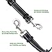 Double Dog Leash Coupler,Adjustable Heavy Duty Dual Dog Leash Splitter Strong for Medium Large Dogs Walking & Training,360°Swivel No Tangle Reflective Dog Leash with Two Comfortable Padded Handle