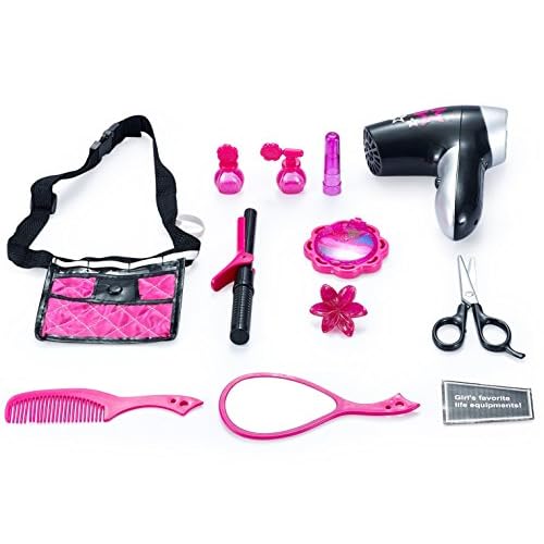 Jaxojoy Beauty Stylist Set Complete Play Pretend Hair Salon