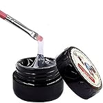 QIMYAR Nail Art Glue Foil Rhinestone Sticker Adhesive Jewelry Diamond Super Sticky Polish Glue Clear Decoration With Painting Pen