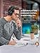 Bluedio T6 (Turbine) Bluetooth Headphones Over Ear Active Noise Canceling ANC Headphones with mic Wireless Headsets Support Amazon Web Services (AWS), 25 Hours Playtime for PC Cell Phone Kids